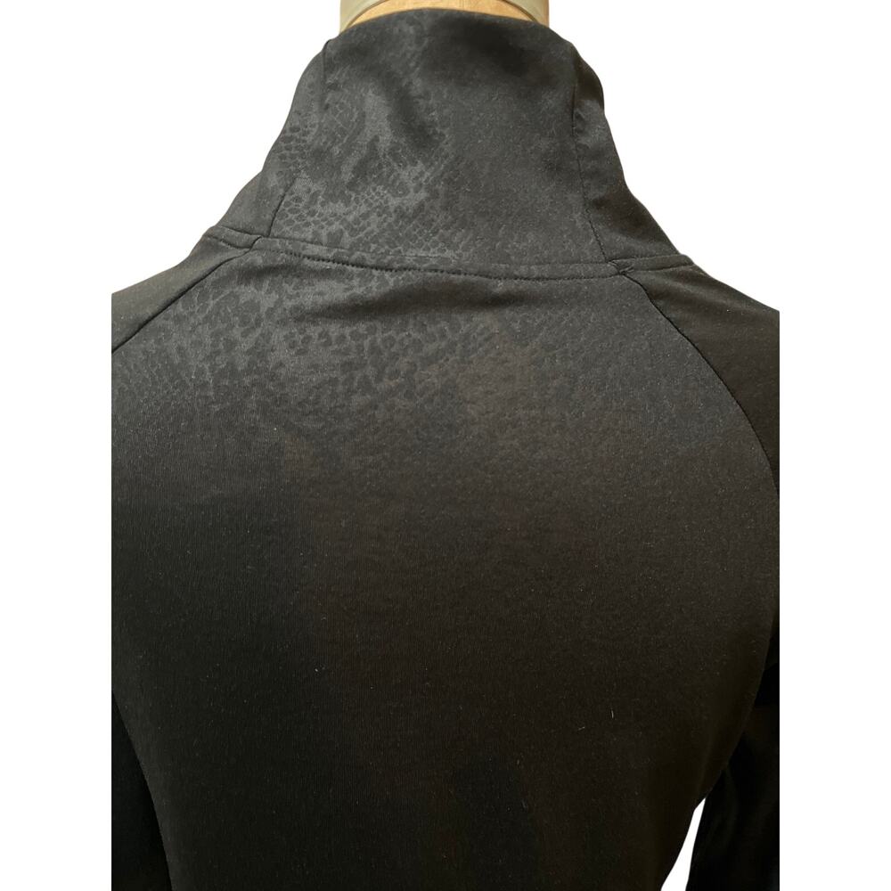 Women's Nike Pro Dri Fit Long Sleeve Zipper Neck Pullover Activewear Top Size L - Picture 5 of 10